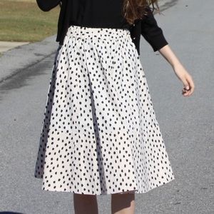 Kate Spade Polka Dot MIDI Skirt